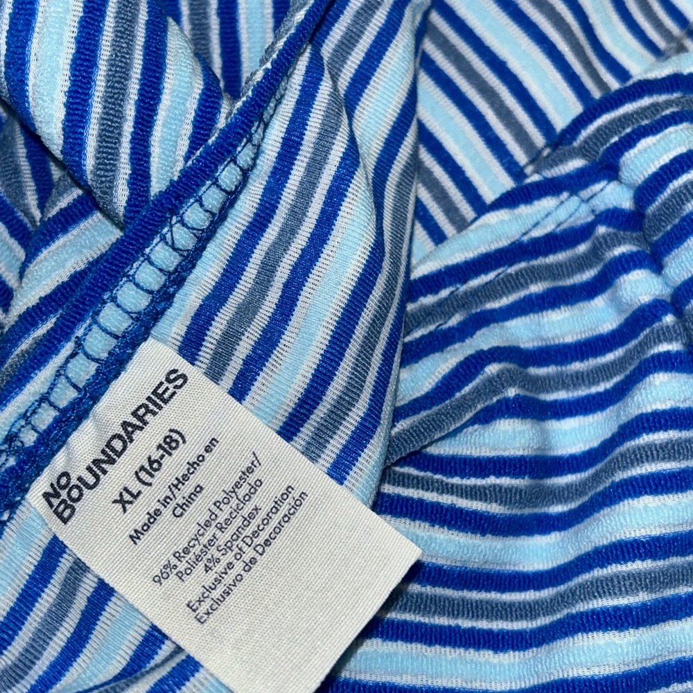 No Boundaries Loop Terry Halter Dress Swim Coverup NWT - Picture 3 of 6